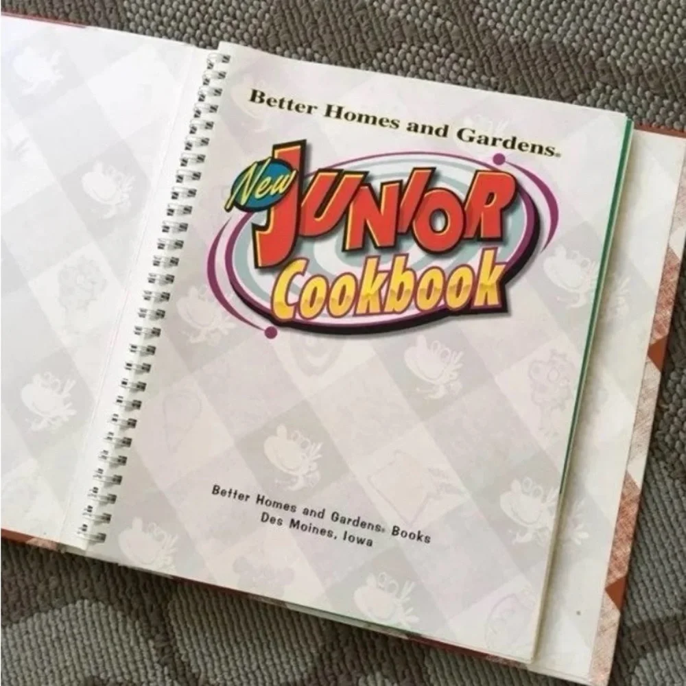 “NEW JUNIOR COOKBOOK” Better Homes & Gardens 6th Ed. Hardcover Spiral Bound